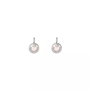 쓰리타임즈 코인 이어링 pink coin earrings